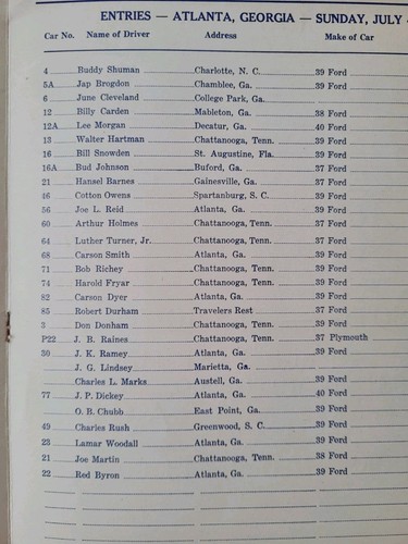 1948 Lakewood Speedway National Championship Stock Car Program, Red Byron Wins - Picture 4 of 6
