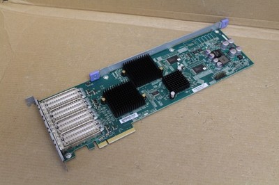 NetApp Quad-Port 6 Gb/s QSFP PCIe x8 SAS Controller 110-00216 + A0 111-00625+E0
