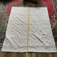 VINTAGE Handmade Floral Quilt Blanket 80x65 Pink Purple Flowers Reversible