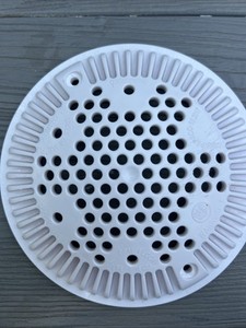 WG1048E White Pool Main Drain Cover