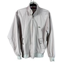 Izod x Lacoste Vintage 70s 80s Track Jacket Lightweight Coat Preppy Golf Tennis