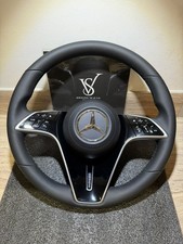 MERCEDES W214 Y style Leather Steering Wheel A/B/C/E/S/G/GLA/GLB/GLC/GLEclass