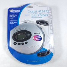 New Sealed Vintage Memorex CD Player AM/FM Model MD6886 Silver Free Shipping