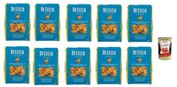 De Cecco Mezze Maniche Rigate N.136 Pasta Nudeln 10X500G+Polpa 400G