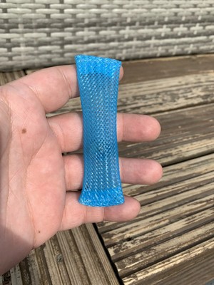 Blue Mesh Marble Fidget Toy - Sensorischer Stressabbau ADHS Autismus Fokus Werkzeug