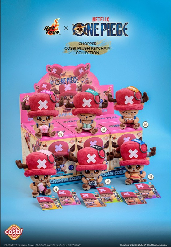 Hot Toys Cosbi Netflix One Piece Chopper Plush Keychain Blind Box