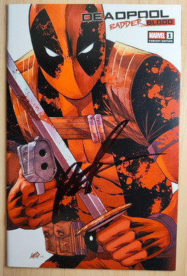 Deadpool Badder Blood #1, 2023 Marvel Comics, Rob Liefeld Signiert