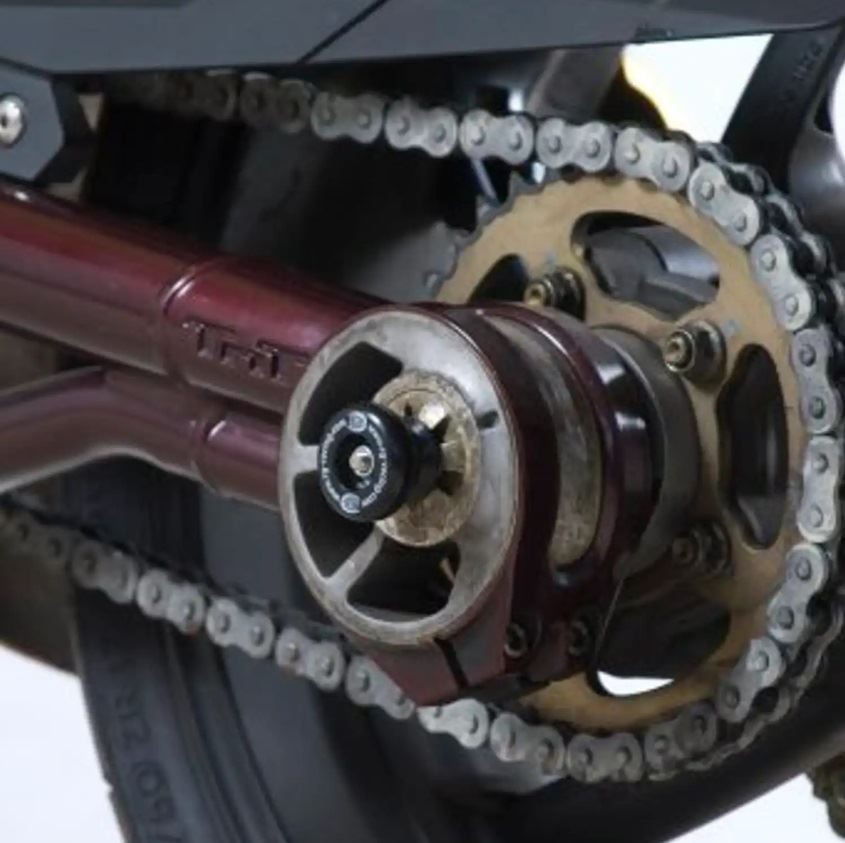 R&G Spindle Sliders Black - Benelli Cafe Racer 1130 2004 - 2018