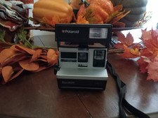 Vintage Polaroid Sun 600 SE Instant Film Camera W/ Strap Untested