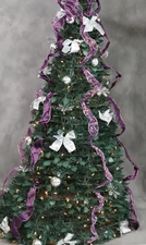 Northlight Pre- Lit Pre-decorated Pop - Up Artificial Christmas Tree 6'