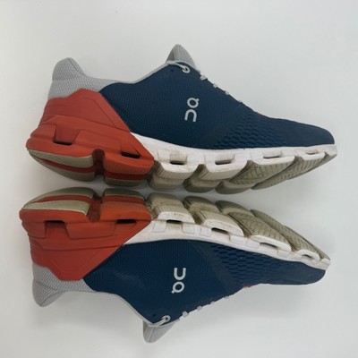 On Running Cloudflyer Mens 10.5 Navy Grey Orange CloudTec  display picture 1