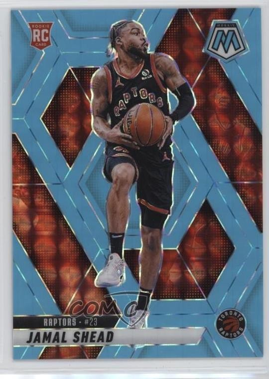 2024 Panini Mosaic Rookies Fluorescent Blue Prizm /75 Jamal Shead #201 Rookie RC