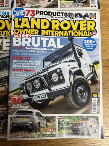 LAND ROVER OWNER INTERNATIONAL 2017 x12 Magazine Bundle Issues Nos 2-13 - Picture 2 of 18