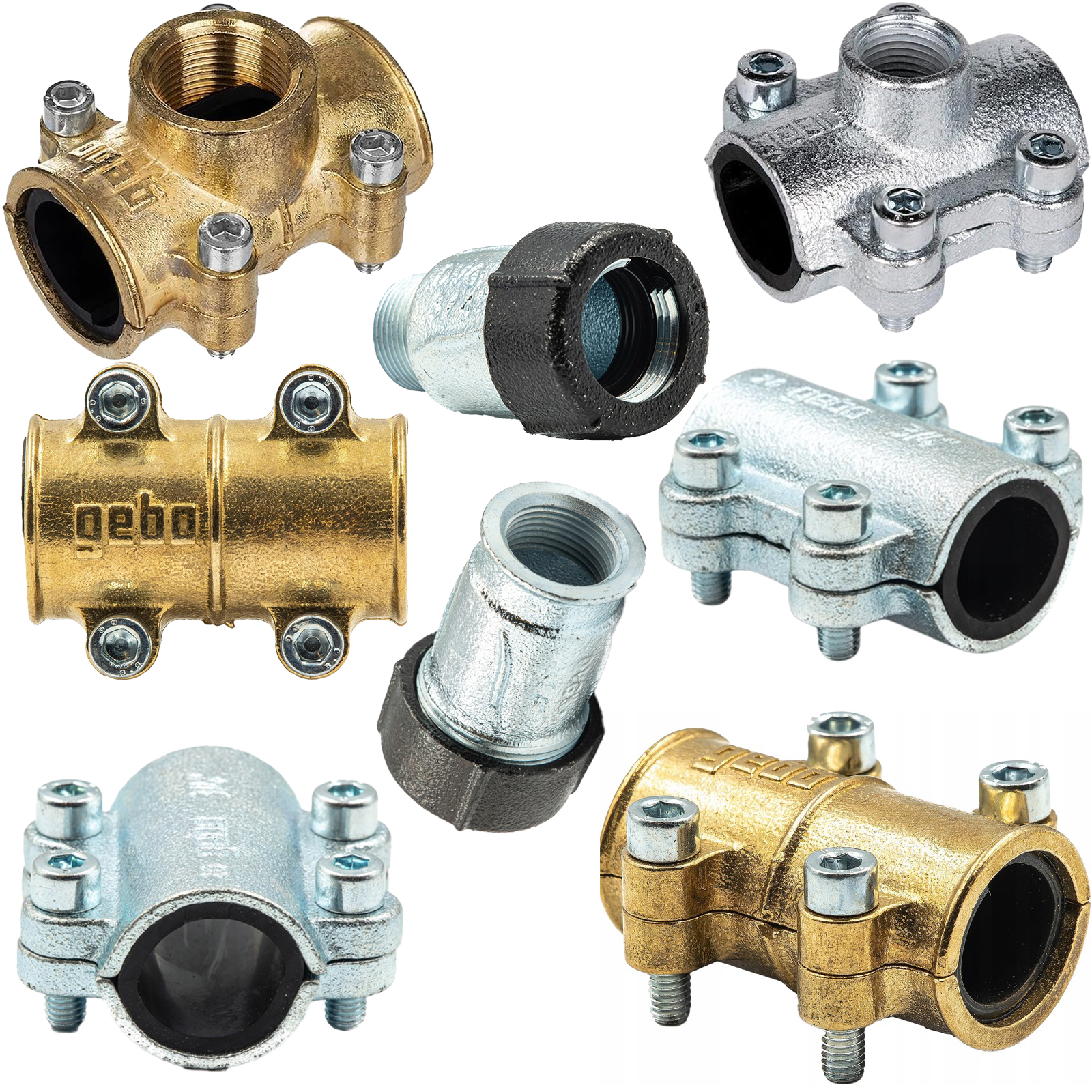 Connettore Per Tubo Da Giardino In Alluminio – Kit Di Riparazione Universale Per Tubi 5/8 E 3/4, Maschio - 3