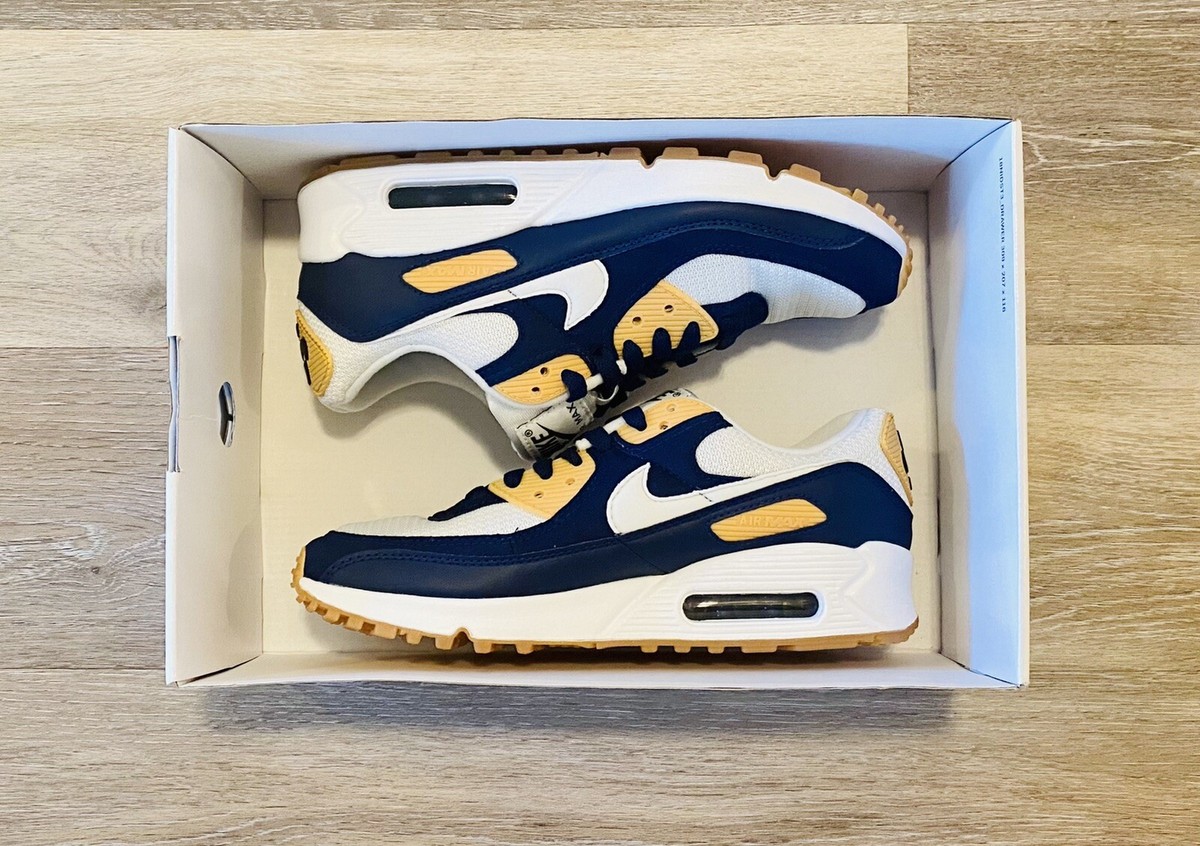 air max 90 navy yellow