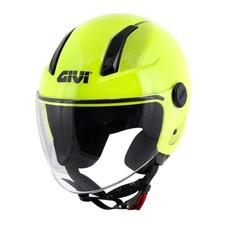 CASCO DEMI JET GIVI 11.7B LIME / GIALLO LUCIDO INTERNI REMOVIBILE TG. M- 57