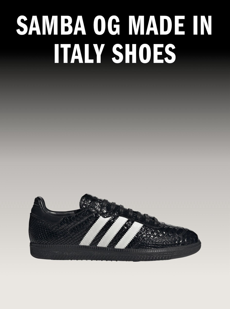 Size 9 - adidas Samba OG Made in Italy Black Croc | eBay Size 9 - adidas Samba OG Made in Italy Black Croc | eBay