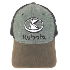 Kubota Tractor Hat Logo Farm Skid Loader Mesh Baseball K-Products Adjustable Cap