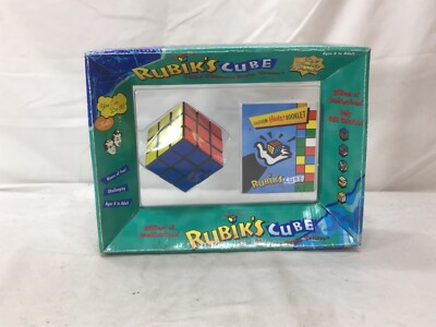 NEW 1997 Rubik s Cube Puzzle & Solutions Hint Booklet Book Toy Boxed Game FREESP