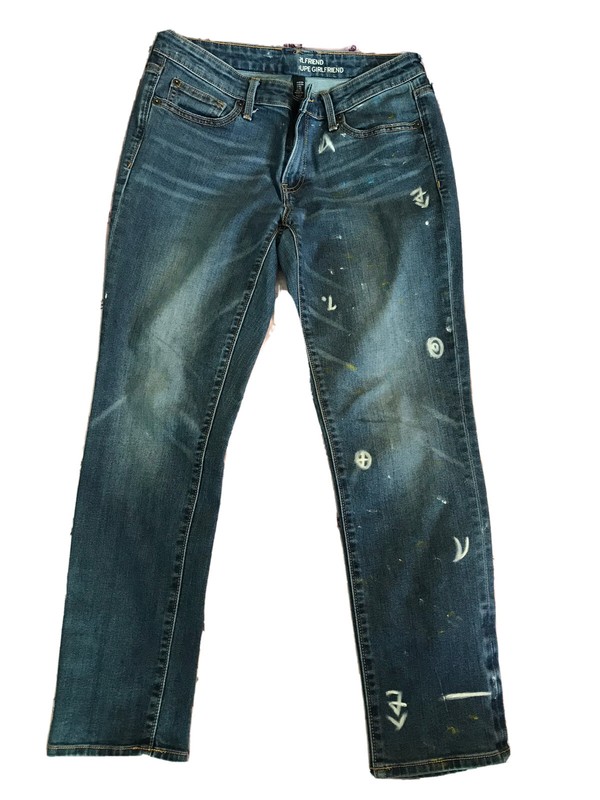 Absodeitly Custom 6/28R Gap Jeans Girlfriend Coupe Blue Skinny Jeans (L1)
