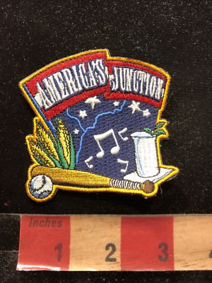 Baseball, Corn / Crops, Music Note AMERICA S JUNCTION Patch 84E3