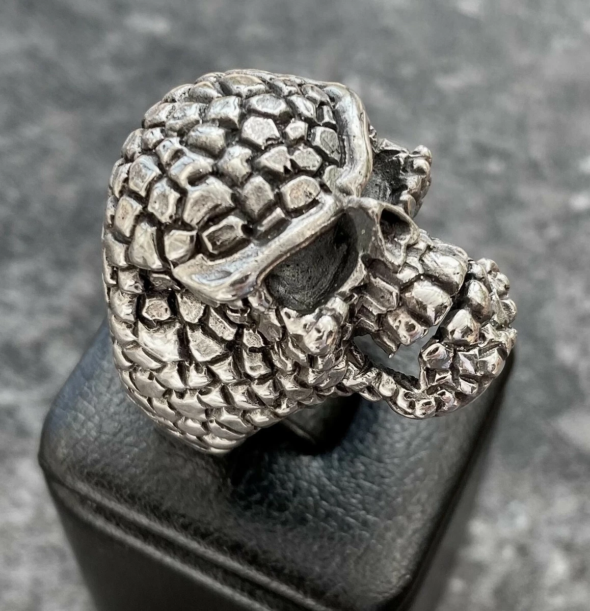 Skull sterling shop silver ring