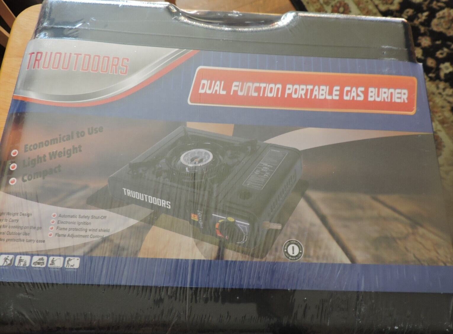 DUAL FUNCTION PORTABLE GAS BURNER--NEW--TRUOUTDOORS | eBay