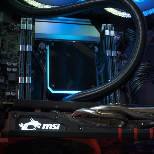 Gamer PC / Gaming Computer - RTX 4070 Wasserkühlung 12x 3.30 GHz CPU 128GB DDR4 - Bild 6 von 18