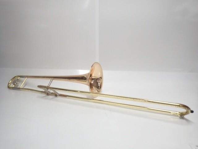 ヤハマ トンボーン YSL 3530 011705 YAMAHA YSL-3530R Trombone Gold Hard case | eBay