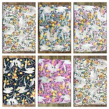 Indian 20 Yard Hand Block Print Floral Cotton Fabric Block Print Dress Material