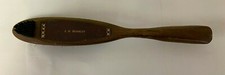 Vintage Wooden Shoeshine Brush/Shoehorn Monogramed J.H. Bramley