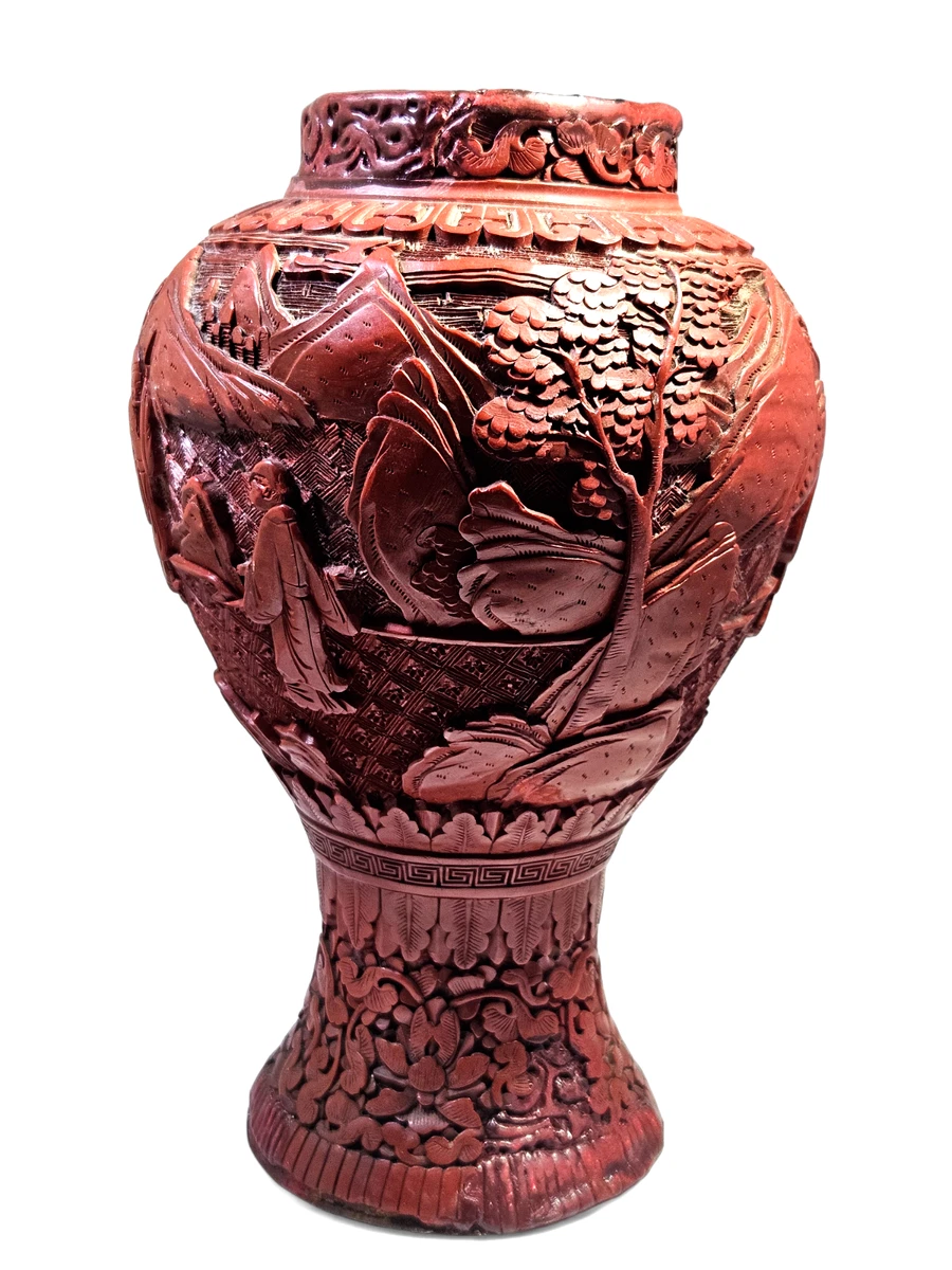 红色1850-1899 中国古董花瓶| eBay