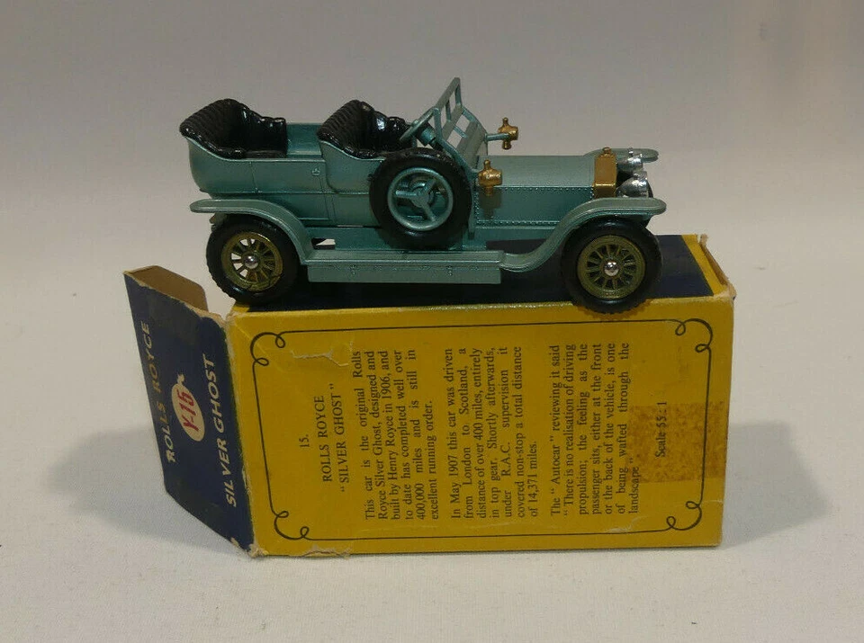 Matchbox - Models of Yesteryear Y -16 No 16 Rolls Royce Silver Ghost OVP - Bild 3 von 4