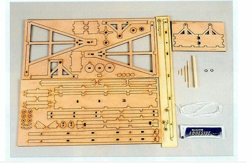 Desktop Wooden Model Kit Trebuchet by YOUNGMODELER - Afbeelding 4 van 9