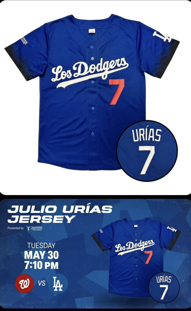 Julio Urias Los Angeles Dodgers City Connect Jersey 5/30/2023 SGA