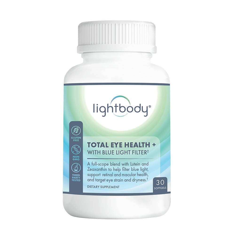 Total Eye Health+ with Blue Light Filter – Lutein and Zeaxanthin Supplements ...