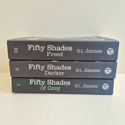 Fifty Shades of Grey 3 Book Bundle EL James Darker Freed Trilogy Free Postage