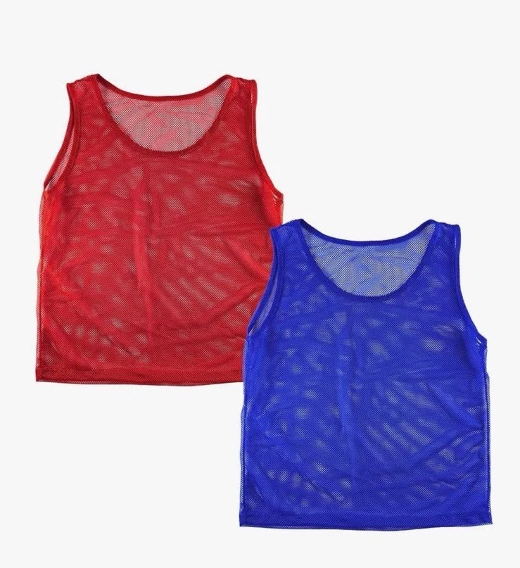 12 Pack Pinnies Team Practice Vests for Child Youth Teen Adult, Mesh Scrimmage J - Image 4 of 4