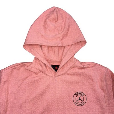 Air Jordan PSG Paris Saint-Germain Pink Hoodie Sweatshirt, Size