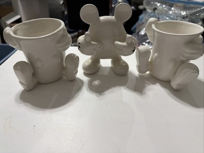 Disney Mickey Mouse Ceramic Toothbrush Holder Bathroom Decor