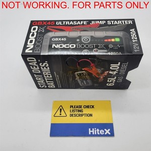 NOCO Boost X GBX45: 1250A UltraSafe Jump Starter – 12V [GBX45] -NOT WORKING-