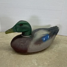 J C HIGGINS LIFE LIKE Mallard Duck Drake Decoy 1950'S HUNTING Sears Roebuck & co