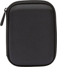 Portable Hard Drive Storage Case with Secure Zip Closure Lightweight Design