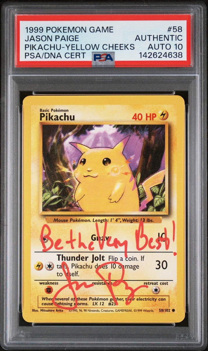 Pikachu Pokémon TCG Professional Sports Authenticator (PSA) Grade