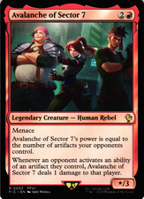 MTG Avalanche of Sector 7 Commander: Final Fantasy Rare NM