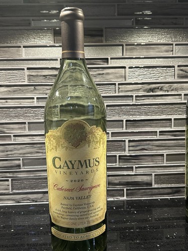 Caymus Vineyard 2020 Cabernet Sauvignon Empty Bottle With Cork