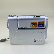 Sony Cyber-shot DSC-F77 Digital Camera 4.0 MP 3X Optical Zoom CCD Sensor Silver