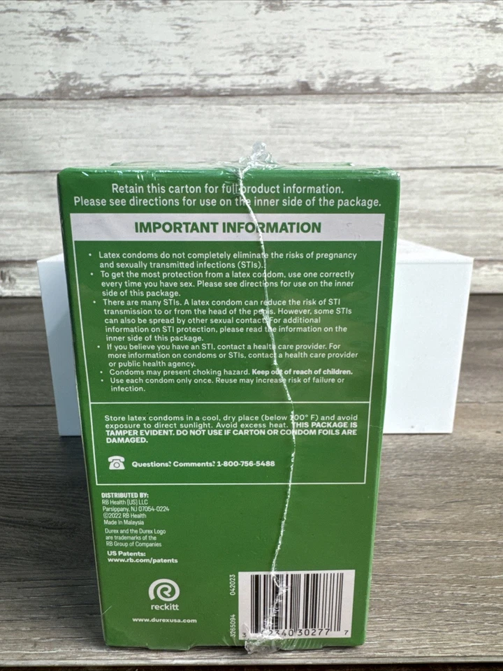 3 cajas de condones de látex Durex Tropical Close Fit (36 en total) nuevos sellados caducan 2028 Foto 3 de 4