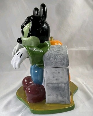 Disney Mickey Mouse Halloween Cookie Jar Canister Frankenstein | eBay