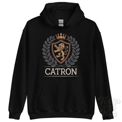 CATRON FANTASY WAPPEN HOODIE Neuheit Parodie Familienname Wappen